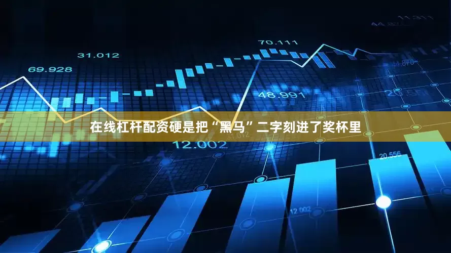 在线杠杆配资硬是把“黑马”二字刻进了奖杯里