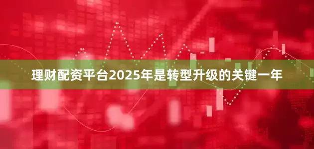 理财配资平台2025年是转型升级的关键一年