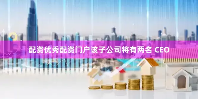 配资优秀配资门户该子公司将有两名 CEO